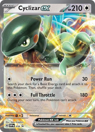 Cyclizar ex - 018 - SV: Scarlet & Violet Promo Cards - 018