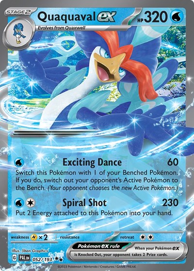 Quaquaval ex - 052/193 - SV02: Paldea Evolved - 052/193