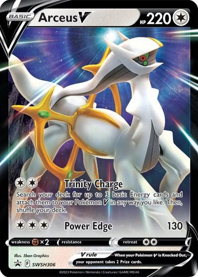 Arceus V - SWSH306 - SWSH: Sword & Shield Promo Cards - SWSH306