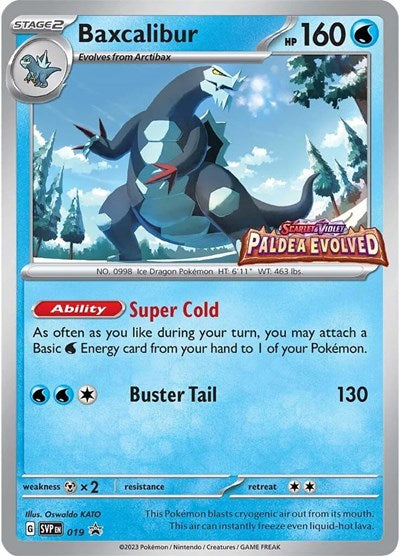 Baxcalibur - 019 (Prerelease) - SV: Scarlet & Violet Promo Cards - 019