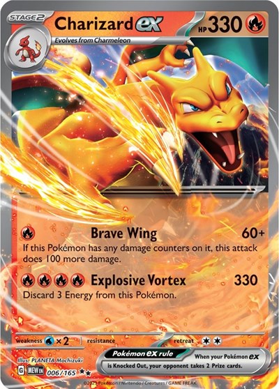 Charizard ex - 006/165 - SV: Scarlet & Violet 151 - 006/165