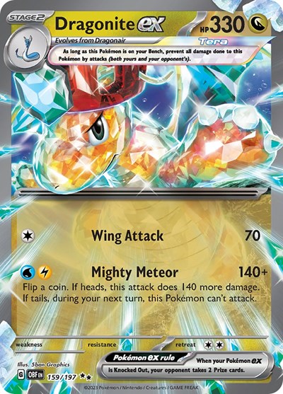 Dragonite ex - SV03: Obsidian Flames - 159/197