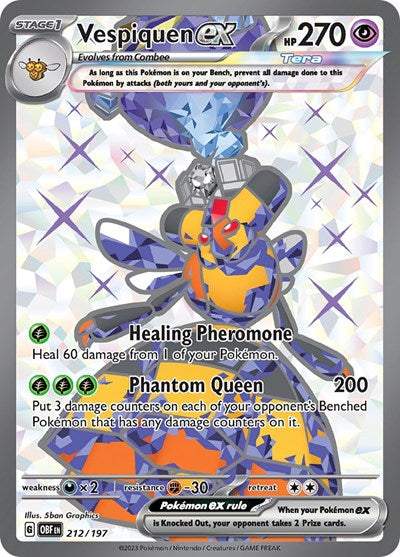 Vespiquen ex - 212/197 - SV03: Obsidian Flames - 212/197
