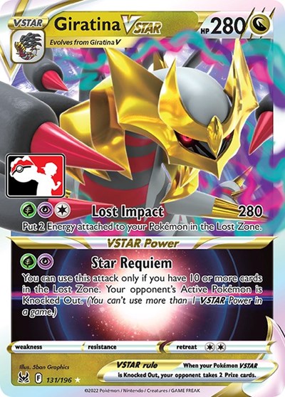 Giratina VSTAR - Prize Pack Series Cards - 131/196