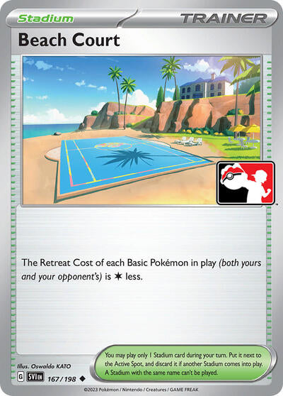 Beach Court - Prize Pack Series Cards - 167/198