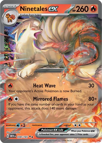Ninetales ex - 038/165 - SV: Scarlet & Violet 151 - 038/165