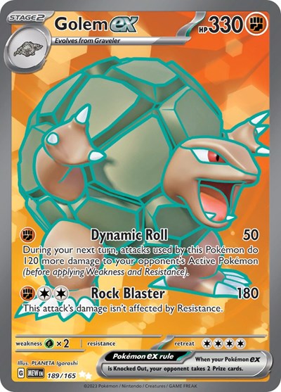 Golem ex - 189/165 - SV: Scarlet & Violet 151 - 189/165