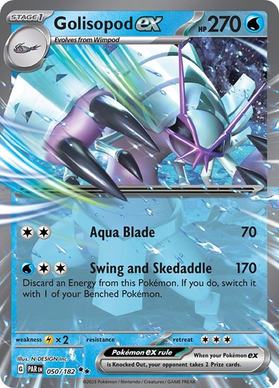 Golisopod ex - 050/182 - SV04: Paradox Rift - 050/182