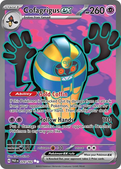 Cofagrigus ex - 224/182 - SV04: Paradox Rift - 224/182