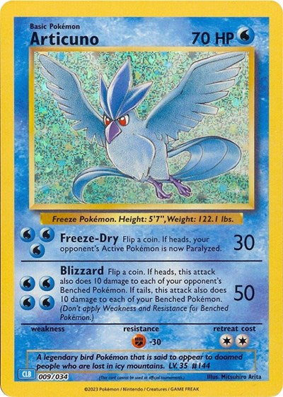 Articuno - Trading Card Game Classic - 009/034