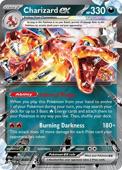 Charizard ex - 054/091 - SV: Paldean Fates - 054/091