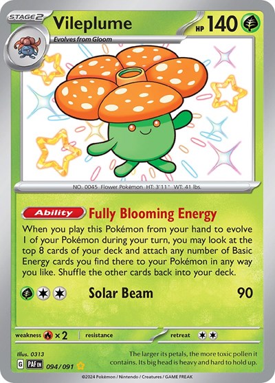 Vileplume - SV: Paldean Fates - 094/091