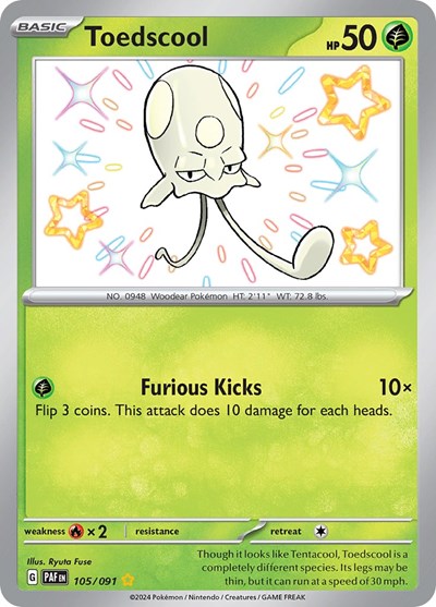 Toedscool - 105/091 - SV: Paldean Fates - 105/091