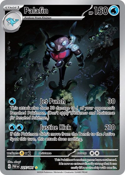 Palafin - 225/091 - SV: Paldean Fates - 225/091