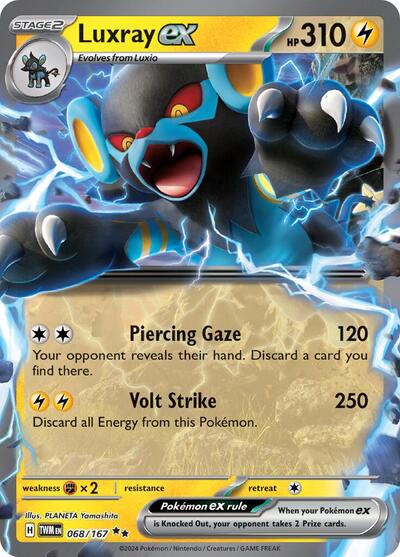 Luxray ex - 068/167 - SV06: Twilight Masquerade - 068/167