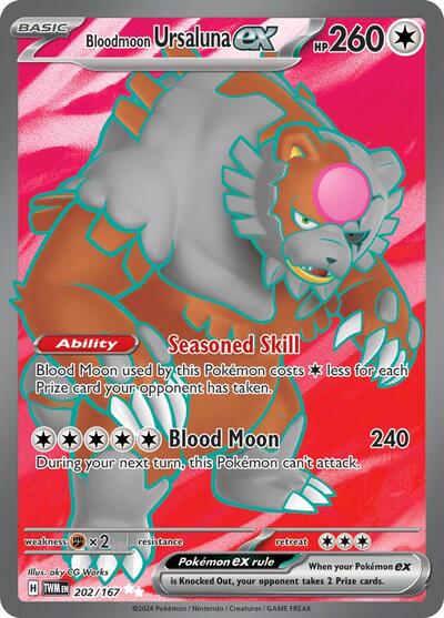 Bloodmoon Ursaluna ex - 202/167 - SV06: Twilight Masquerade - 202/167