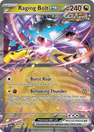 Raging Bolt ex - 145 - SV: Scarlet & Violet Promo Cards - 145