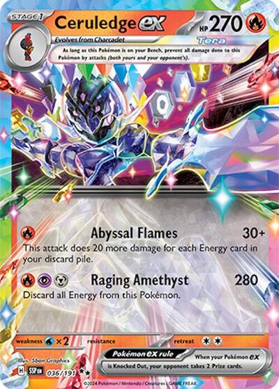 Ceruledge ex - SV08: Surging Sparks - 036/191