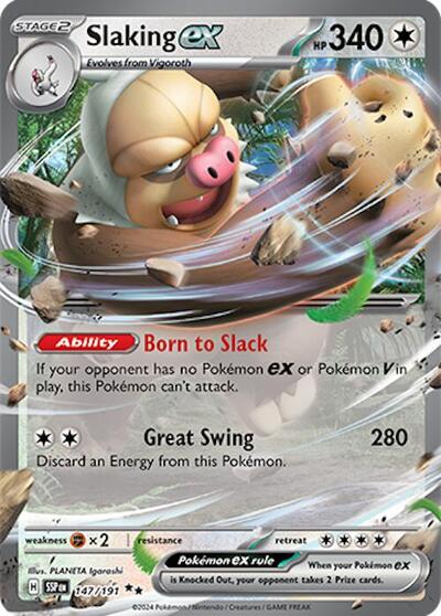 Slaking ex - 147/191 - SV08: Surging Sparks - 147/191