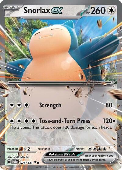 Snorlax ex - SV: Prismatic Evolutions - 076/131