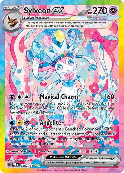Sylveon ex - 156/131 - SV: Prismatic Evolutions - 156/131