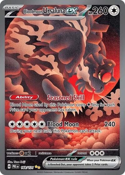 Bloodmoon Ursaluna ex - SV: Prismatic Evolutions - 168/131