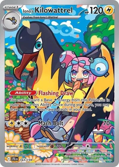 Iono's Kilowattrel - 163/159 - SV09: Journey Together - 163/159