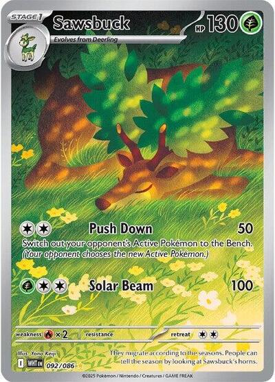 Sawsbuck - 092/086 - SV: White Flare - 092/086
