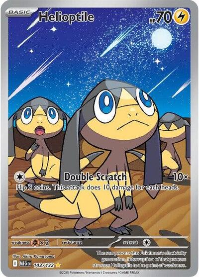Helioptile - 143/132 - ME01: Mega Evolution - 143/132