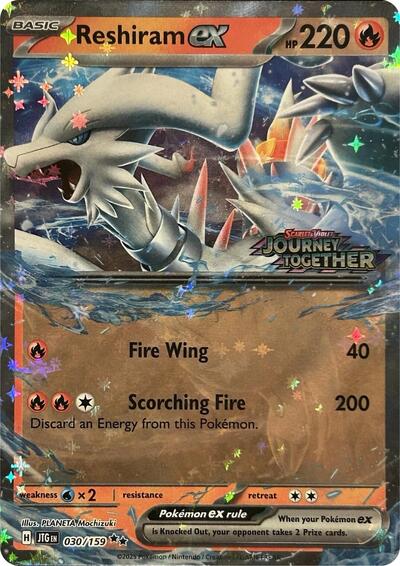 Reshiram ex (Journey Together Stamped) - Miscellaneous Cards & Products - 030/159