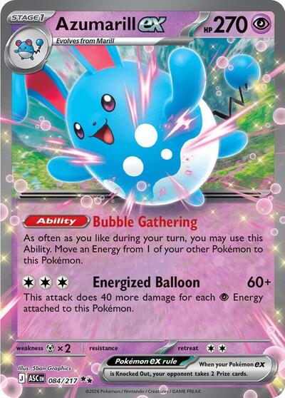 Azumarill ex - ME: Ascended Heroes - 084/217