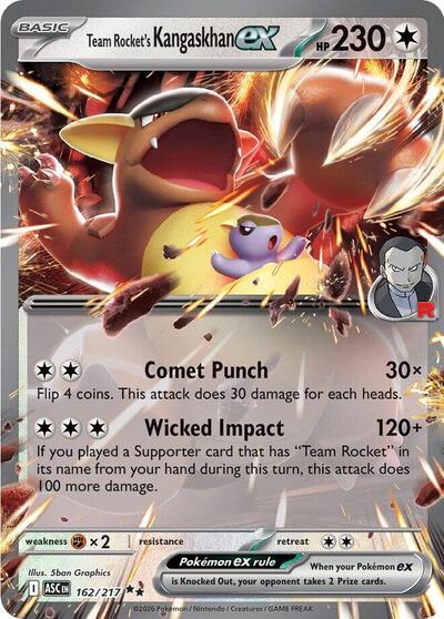 Team Rocket's Kangaskhan ex - ME: Ascended Heroes - 162/217