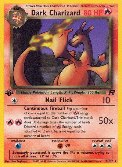 Dark Charizard (21) - Team Rocket - 21/82