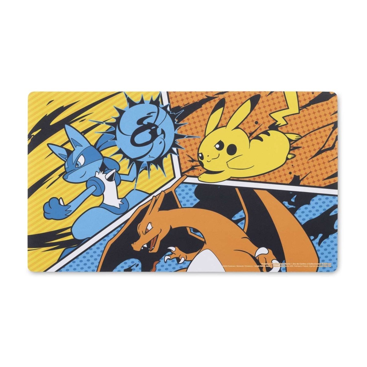Playmat Charizard, Lucario Y Pikachu